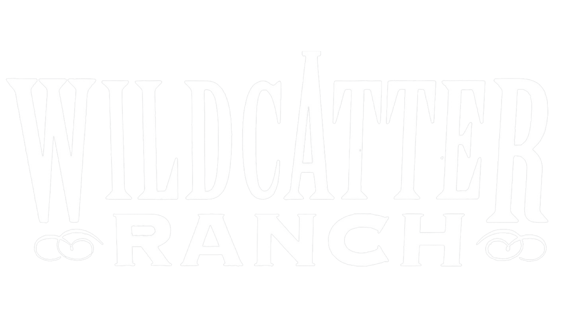 Wildcatter Ranch logo with western font and decorative elements.